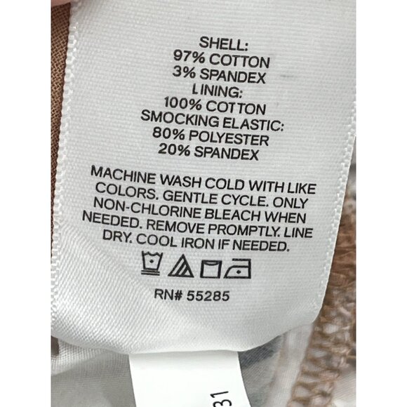 Express Brown Floral Milkmaid Top Sz Large Cottagecore Square Neck - Picture 5 of 6